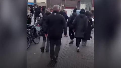 Chaos in Belgium: Street Fight in Zottegem