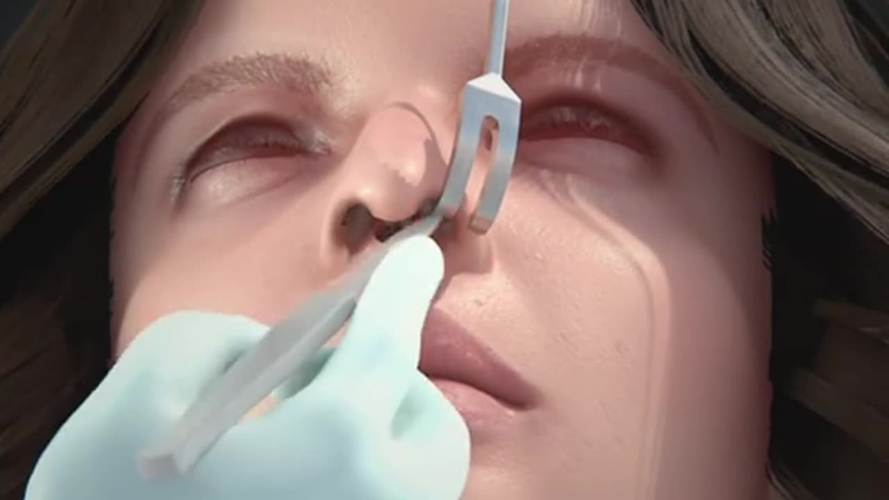Rhinoplasty Surgery 3D Animation