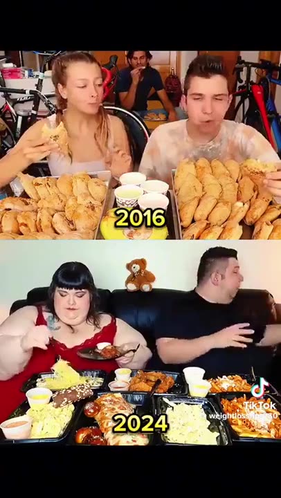 FOODIE youtubers.. before and after