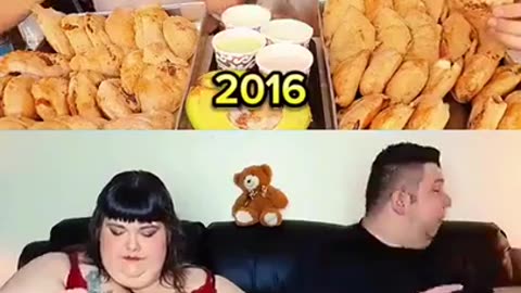 FOODIE youtubers.. before and after