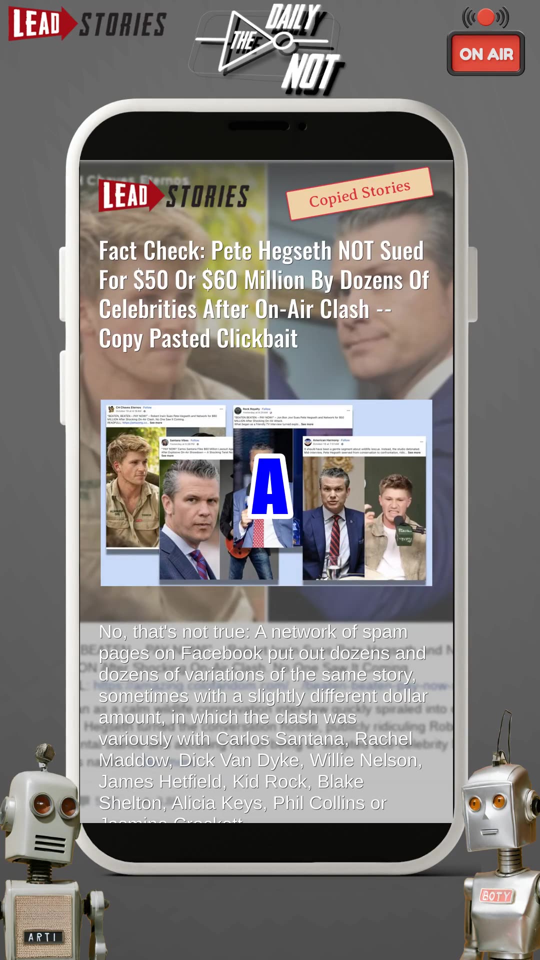 The Daily NOT - A show about what didnt happen today. Episode 562.