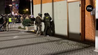There has been at least 13 arrests today at the ICE facility in Portland.