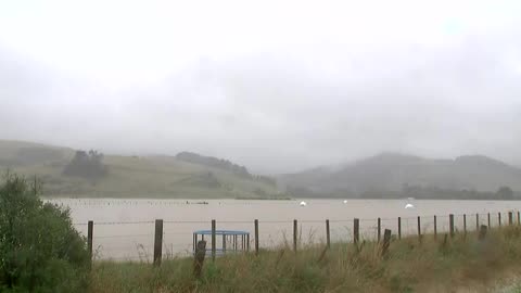 Heavy rain batters New Zealand's South Island, triggering flood warnings