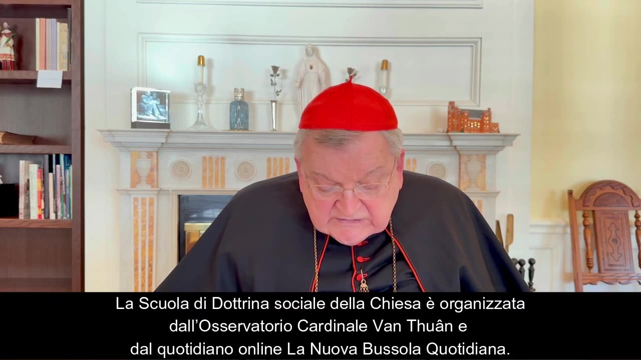 La regalità sociale di Cristo; fondamenti teologici, Cardinal Burke