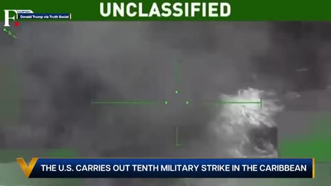 The United States has carried out its tenth military strike in the Caribbean.