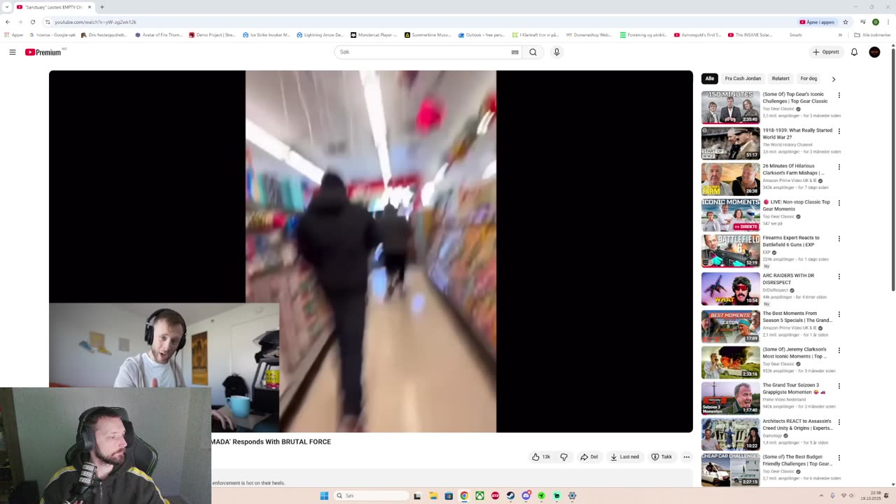 Playing games! reacting! high octane gaming!