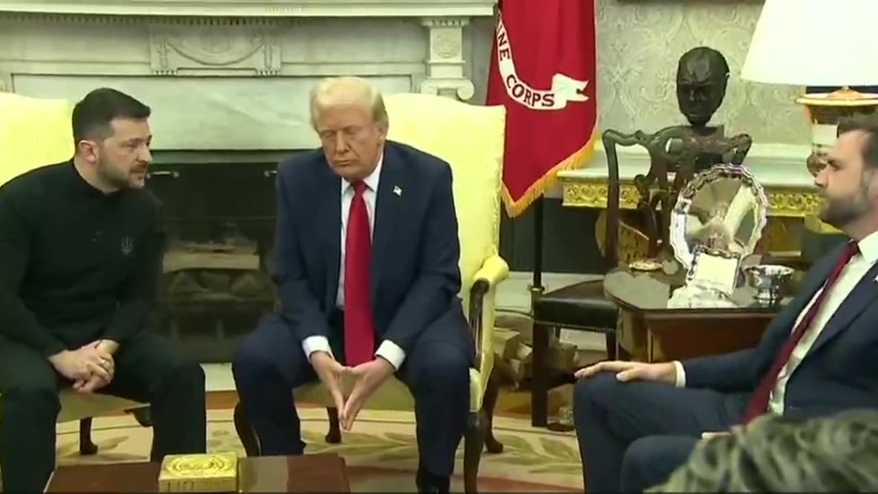 Donald Trump, Vance and Zelensky COMPLETE Arguement Video at the Oval Office