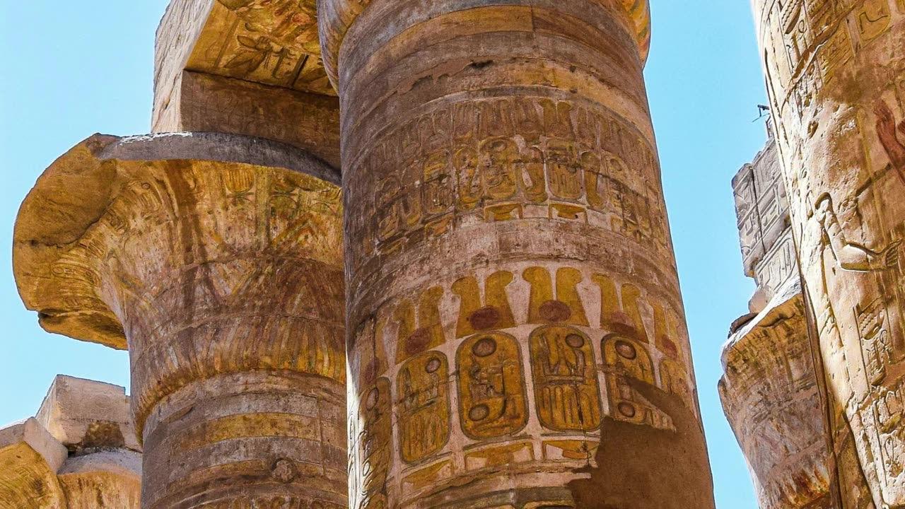 Pillars of Karnak Temple!