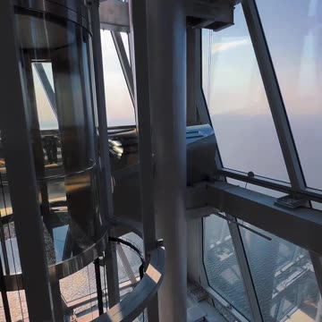 The Lakhta Center skyscraper - view from the 86th floor