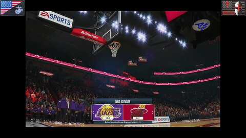 Basket Hoops 2025-2026: Game #16 [Los Angeles Lakers at Miami Heat]