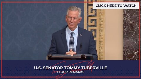 Senator Tuberville Objects to Democrats Attempts to Rewrite the January 6th HOAX