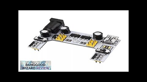 3Pcs MB102 2 Channel 3.3V 5V Breadboard Power Supply Module White Breadboard Review