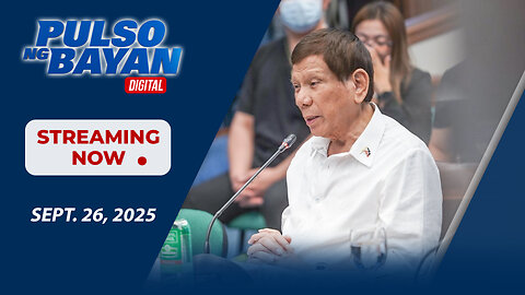 LIVE: Pulso ng Bayan kasama sina Admar Vilando at Jade Calabroso | September 26, 2026