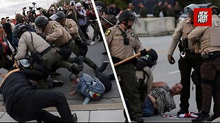 Illinois State Police Confront Aggressive Anti-ICE Protesters