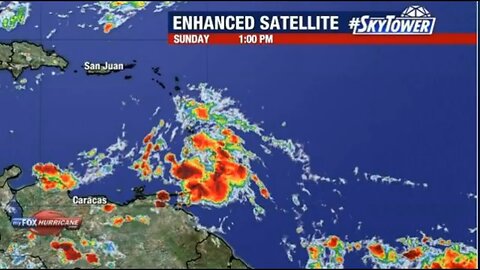 Spaghetti Models Of Invest 98L Headed Into The Southern Caribbean