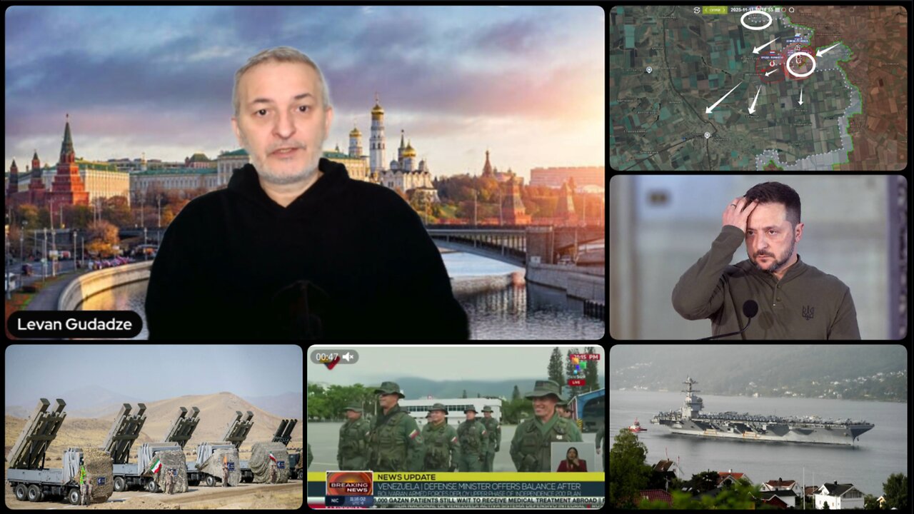 Ukr Frontline Disaster - Another Russ Breakthrough. 10,000 US Troops in Palestine. Venezuela..