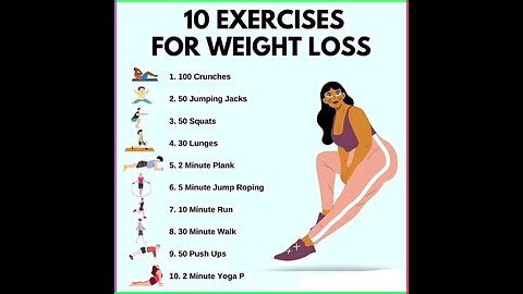 10 exercise for weight loss