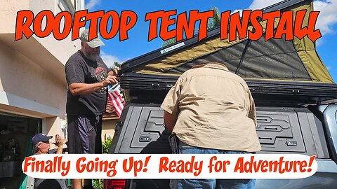 Installing a Rooftop Tent on My Overlanding Truck (Unplanned Garage Footage)