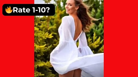 🔥 Rate This Floaty Summer Dress in the Wind 1-10? | Supermodel Breeze 4K