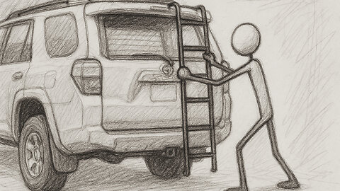 Initial impression: Molle Ladder for 5th Gen 4Runner