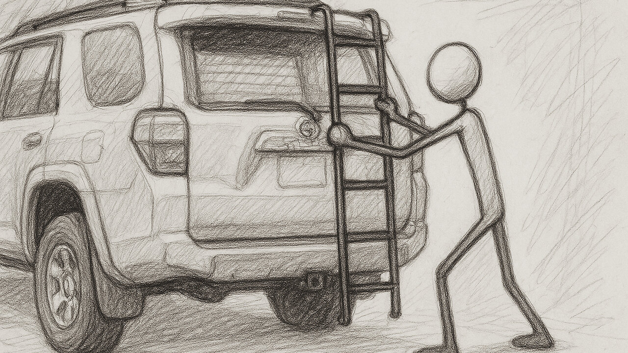 Initial impression: Molle Ladder for 5th Gen 4Runner