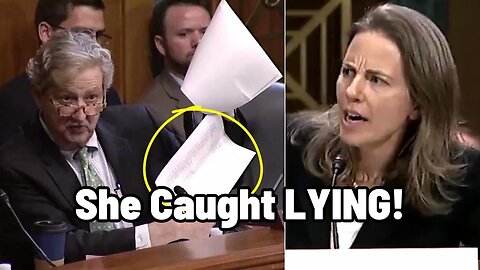 This Biden Nominee Tries Playing Dumb Until Sen. Kennedy Releases Her Shocking Letter! LIES EXPOSED!