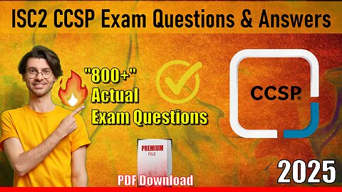 CCSP |📋Mastering The Certified Cloud Security Professional Exam 2025🔥| Practice Exam Questions