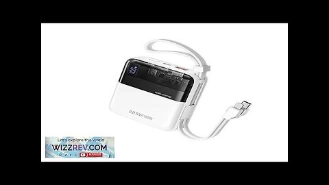 WEKOME WP-309 22.5W 10000mAh built-in Cable Power Bank External Battery Power Supply Review