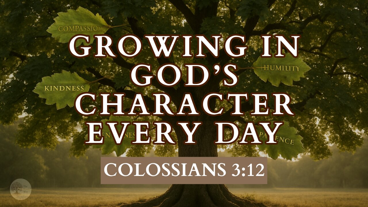 Growing in God’s Character Every Day Colossians 3:12