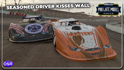 Veteran Driver Discovers Eldora Wall the Hard Way in iRacing Pro Late Model Mayhem