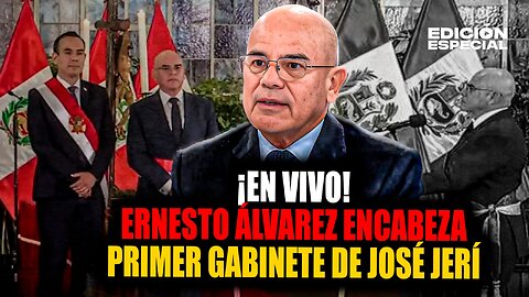 #EnVivo Ernesto Álvarez, expresidente del TC, lidera primer gabinete de presidente José Jerí