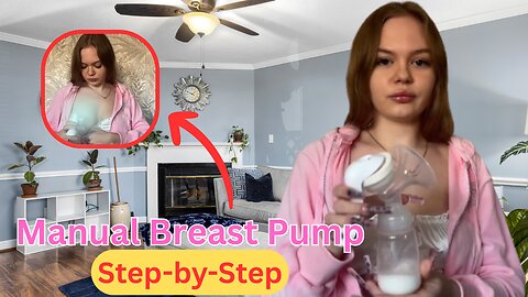 How to Assemble and Use a Manual Breast Pump | 180 ml Wide Storage Bottle Guide #breastfeeding