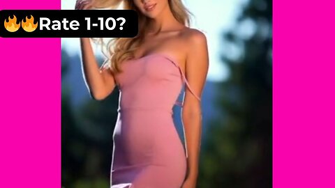 🔥 Rate Her Body in This Little Pink Dress 1-10? 😍 Supermodel 4K