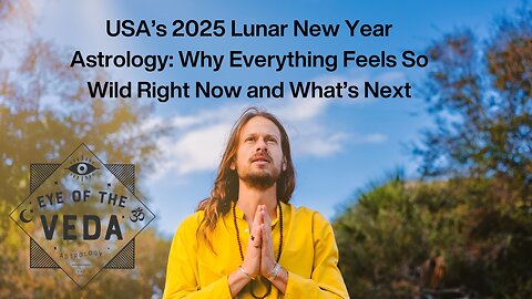 Why Is Everything So Crazy In The USA Right Now? The 2025 USA Lunar New Year Chart