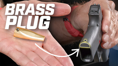 NEW Heavy Brass Plug For Glock 43X/48 + Huge Giveaway Announcement