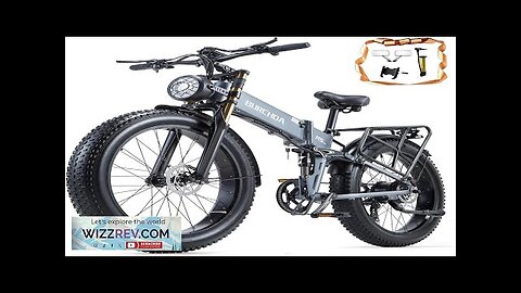 DAMSON Electric Bike for Adult 1000W 48V 30AH/20Ah Removable Battery Ebike 26"X4"Fat Review