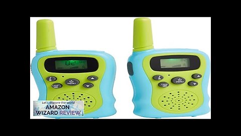 Amazon Basics Kids Walkie Talkie Set Range Extending Set of 2 Review