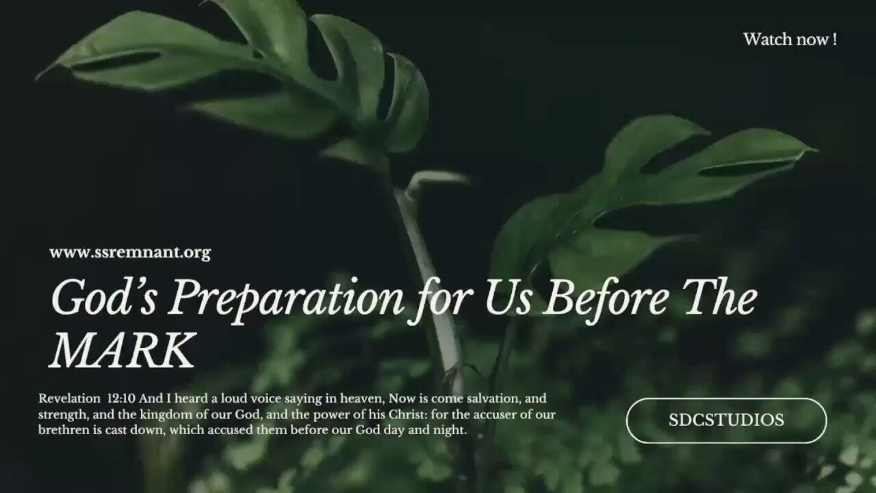 God is preparing His saints before the enforcement of the mark