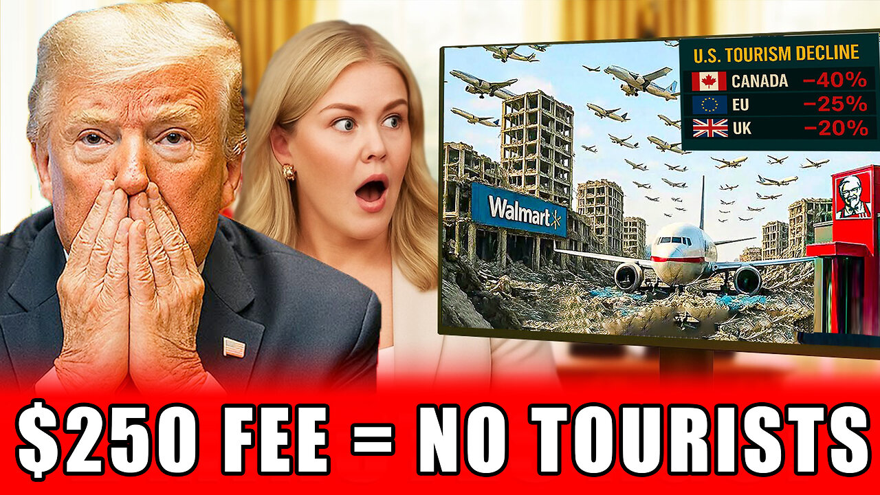 U.S. To LOSE $12.5B From Tourism Decline - How the $250 Visa Fee is CAUSING a U.S. Tourism CRISIS