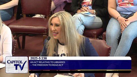 Amy Rodrigues Opposes S238 Allowing Age Relevant Sexually Graphic Materials To Be Decided By Libraries - Not Parents Of Their Own Children