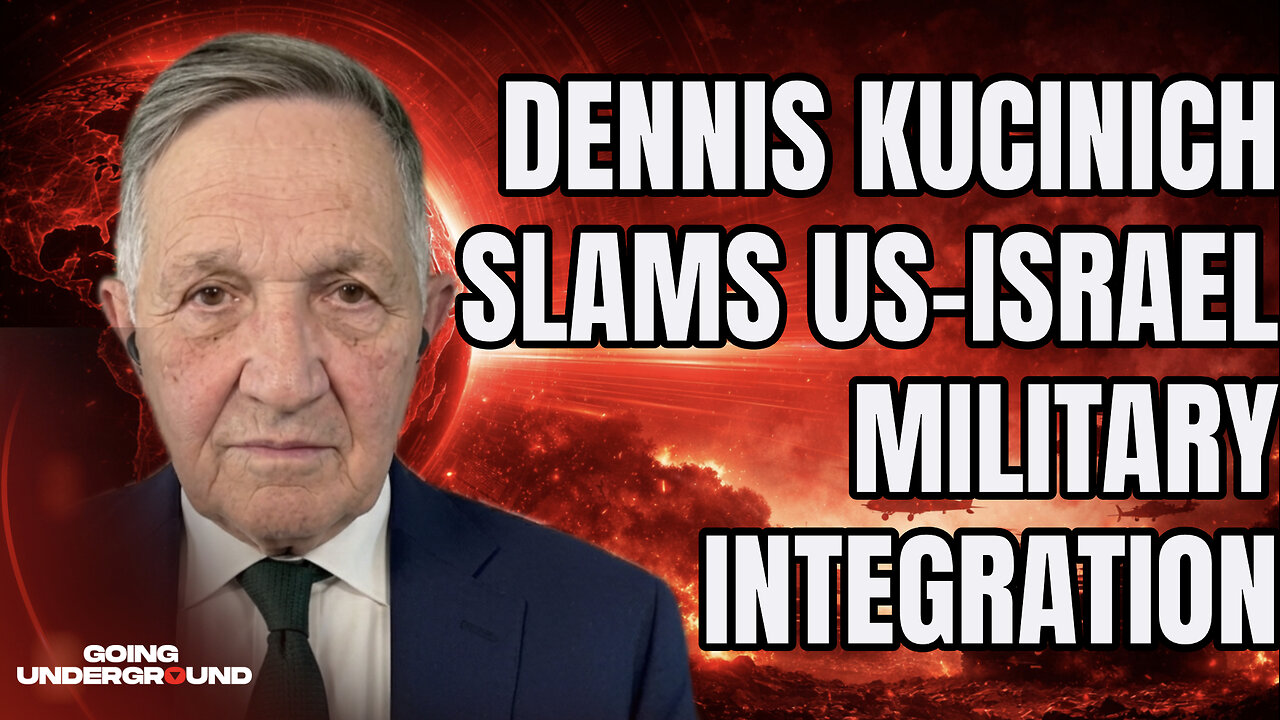 Dennis Kucinich SLAMS Integration of US & Israeli Military, Says it INCREASES RISK OF WAR