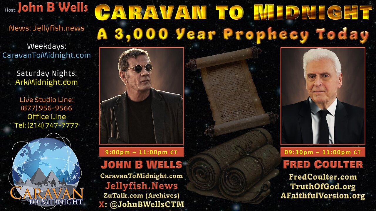 A 3,000 Year Prophecy Today - John B Wells LIVE