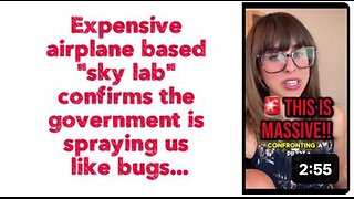 Expensive airplane based "sky lab" confirms the government is spraying us like bugs...