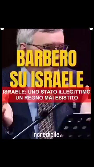 PROF. ALESSANDRO BARBERO: "LA STORIA DEL REGNO DI ISRAELE È UN CLAMOROSO FALSO STORICO: L'ARCHEOLOGIA BIBLICA NON HA TROVATO TRACCIA DEGLI ISRAELITI IN PALESTINA"
