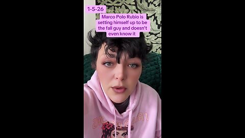 Rubio setting himself up to be the fall guy and doesn`t even know it