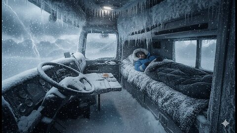 One Night in My Classic🥶 Truck Camper Late Night Sausage Eggs