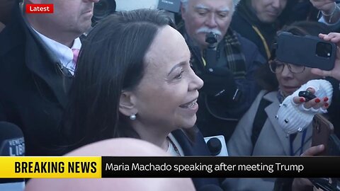 President Trump Received Nobel Peace Prize from Venezuela's Maria Corina Machado