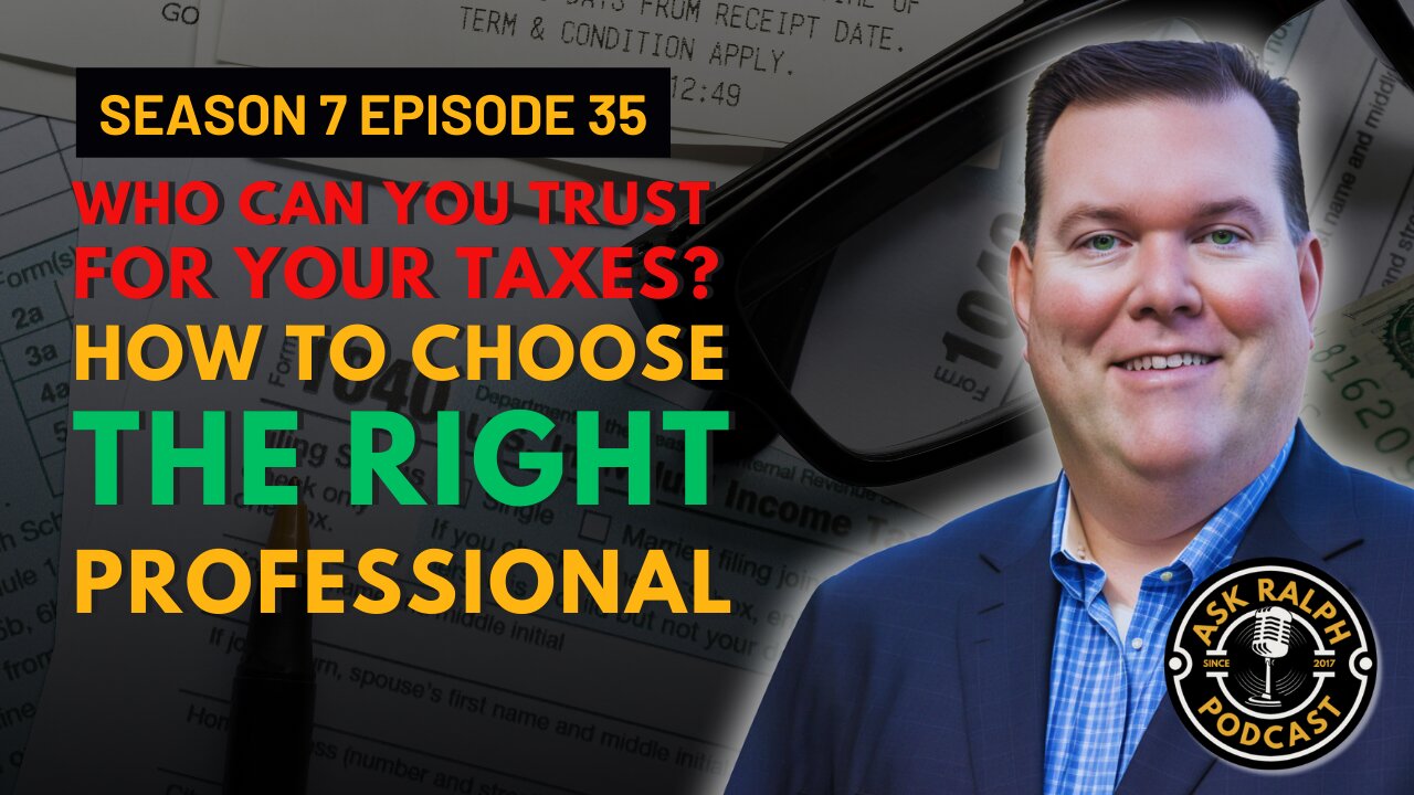 Who can you trust for your taxes? How to choose the right professional.