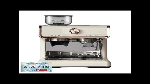 Semi-automatic Coffee Machines Commercial Temperature Control Grinding Adjustment Pre-soak Review