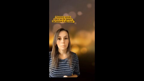 The more voices there are for peace, the sooner it will come. #markburns #peace #war